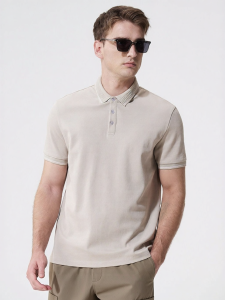 Enjeolon | Heavy Weight Pique Cotton Short Sleeve Polo Shirt 210g