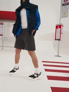 Giày thể thao nam Xtep giày thường thời trang thoáng khí lưới đôi chống trượt nhẹ giày thể thao phối màu giày bố thoải mái