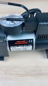 Mini Air Compressor Portabel Colokan Perapian Mobil - Kompresor DC 12V 150 PSI - Black Kompresor mini pompa ban mobil elektrik / heavy duty air compressor FHLC