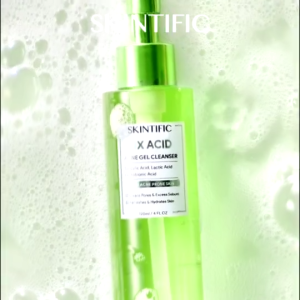 SKINTIFIC 3X Acid Acne Gel Cleanser 120ml | Acne Gel Cleanser 3X Acid Face Wash BHA Cleanser Blackhead Remover Pore Care Foam