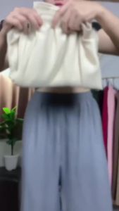 988# กางเกงสาวอวบ ขายาว 9 ส่วน ไซส์ใหญ่ ทรงกระบอก ผ้าไหมเทียม ใส่ได้ทั้งชายและหญิง กางเกงไม่มีกระเป๋า