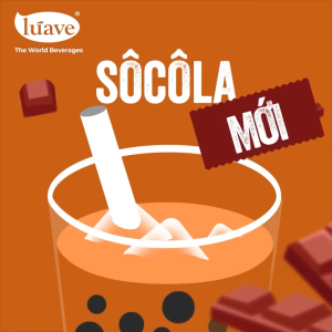 [Tặng 1 Quai Ly] Hộp 5 ly trà sữa trân châu Lúave vị SôCôLa – chiết xuất từ lá trà tươi – Đậm vị SôCôLa thơm béo