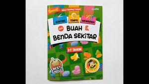 Buku Aktivitas Gunting Tempel Mewarnai Tema Buah & Benda Sekitar