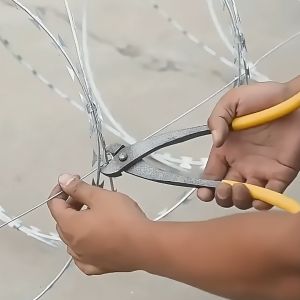 Razor Wire Hot Dipped Galvanized Steel Roller Cage Razor Guard Barbed Wire Anti-theft Anti Climbing Fence