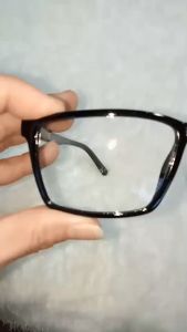 Kacamata Baca Raun Dekat Atau Full Plus (+) Tersedia Ukuran +1.00 sampai +3.00 Warna Frame Hitam - FREE CASE