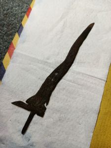 Hadiah pajangan fengsui panjang 12 cm