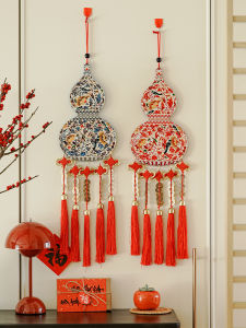 New Year Decorations 3D Nian Nián Fú Zì Door Stickers Living Room Entrance Decorative Hanging Ornaments Snake Year 2025