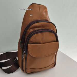 Tas kulit Sapi body bag selempang besar