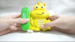 Mainan Telepon Anak Usia 3-5 Tahun: Phone Frog Kodok Musik Suara RKC10146-1