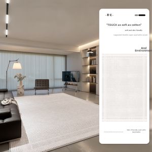 ZHUOYI | Waterproof Easy-Clean Washable Sound-Proof Rug for Living Room