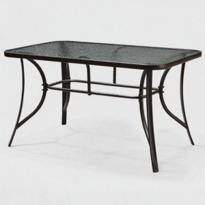 ZIYE | Outdoor Leisure Glass Long Table