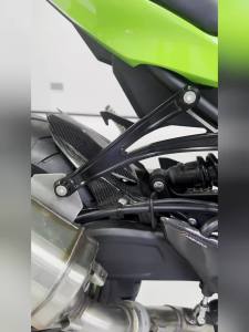 YOLENSE | Motorcycle Foot Peg Exhaust Hanger Bracket Rear Footrest Blanking Plate Fit For ZX-25R ZX25R ZX 25R 2020-2024