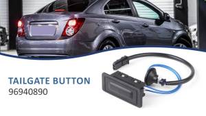 96940890 Case Opening Switch Tailgate Release Button For 2012-2019 Chevrolet Sonic Sedan Aveo Captive Trunk Lock Release Switch