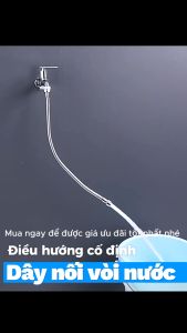 Dây Nối Dài Vòi Nước Thép Không Gỉ Xoay 720 Độ Theo Mọi Hướng