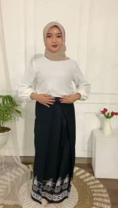 Sarung Batik Rayon / Goyor Motif Nanas | Sarung Rayon / Goyor Print Irengan