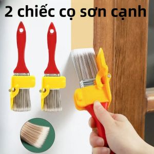 2 Chiếc Đa Năng Edger Cọ Sơn Dụng Cụ Điều Trị Tường Cạnh Cắt Cạnh Cắt Cho Sơn Cao Su Tách Màu Chất Liệu Gỗ