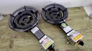 Y·S·S YaSheng Heavy Duty Cast Iron Household Gas Stove Automatic Ignition Single Burner Stove 21A/31A