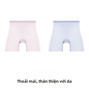 MiiOW | Quần an toàn Ice Silk MiiOW dành cho nữ Quần lót trong suốt thoáng khí nhẹ không để lại dấu vết Quần lót hai trong một