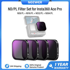 NEEWER ND/PL Filter Set for Insta360 Ace Pro 2 in 1 Polarizing and ND Filter Action Camera HD Filters Kit
