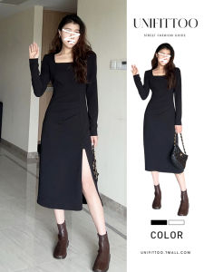 unifittoo | Chinese Modern Style Hepburn Elegant Women Dress