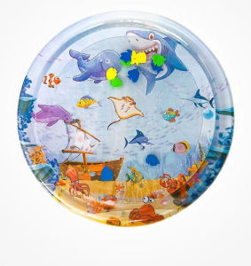 Mojioo เตียงสุนัขเสื่อฤดูร้อนเย็นสบายแมวสัตว์เลี้ยงแบบหนาเบาะรองน้ำบ้านแมวน้ำแข็งเย็นแผ่นรองเสื่อสำหรับเล่นน้ำเบาะเสื่อลอยน้ำเป่าลมสำหรับสัตว์เลี้ยงแบบสุ่มสี