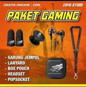 Sarung jari jempol gaming Black list Lengkap 5 Item Aksesoris game cocok untuk Anda yang suka bermain gaming di lengkapi dengan sarung jempol poc box headset popsocket layerd- Aksesoris game  paket gaming sarung jempol gaming