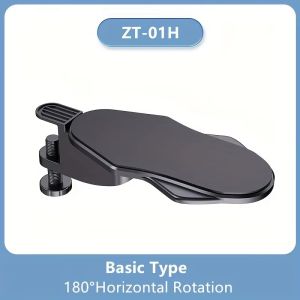 Computer Desk Arm Rest Pad Foldable Ergonomic Wrist Rest Support For Keyboard Armrest Extender Rotating Mouse Pad Holder Rack