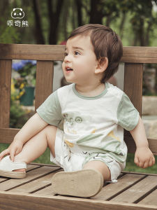 Pure Cotton Summer Thin Short Sleeve Baby Romper Outfit Cute Cartoon Design Crawler Clothes for Boys And Girls GURCOOC