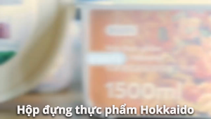 (Chính hãng Inochi) Set 03 Hộp đựng thực phẩm Hokkaido vuông