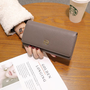 SIFULUN | Leather Womens Wallet Large Capacity Multiple Card Slots Long Style