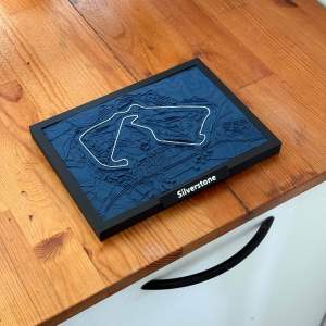 Silverstone Circuit Formula One (F1) Track Art Collectible