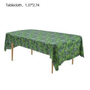 1pc Disposable Tablecloth 137*274cm Animal Tablecloth Animal Jungle Safari Party Kids Birthday Party Supplies Table Cover Decor