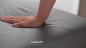 WEICEE Washed Cotton Linen Fitted Bedsheet Single/Queen/King/ Pillow/Cadar Tilam Getah Keliling