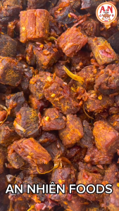 Khô trâu viên (thơm ngon- có video)