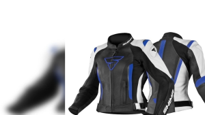 SHIMA MIURA Lady Motorcycle Jacket - Blue
