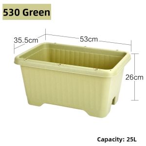 I.R.I.S | Balcony Vegetables Growing Basin Large Rectangular Thickened