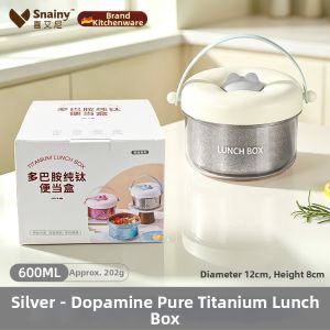 Snainy | Dopamine-colored Titanium Microwavable Thermal Mini Lunch Box