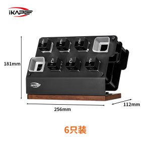 Ikafe Coffee Bean Storage Tube Sealed Display Stand Fragrance Tube Food Grade Contact Subpackage Bottle Bar Counter Vintage Style