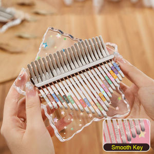 17 Keys Kalimba Thumb Piano Portable Acrylic Mbira Crystal Finger Piano Kalimba Musical Instruments