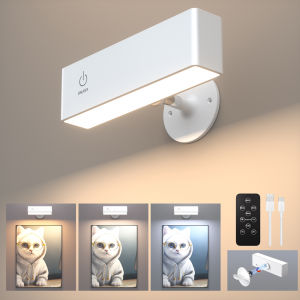 Rechargeable Picture Light Dimmable Wireless Battery Powered LED Wall Mounted Art Light for Painting Gallery Bedroom Decor