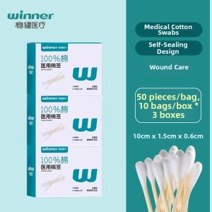 Winner | Sterile Medical Swabs for Wound Disinfection Small Package Single Use