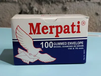 Amplop merpati kecil amplop putih polos 1 box isi 100 Pcs