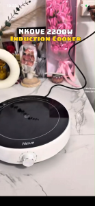 2200W Induction Cooker Multifunctional Energy-saving Household/High-power Inverter/Glass Panel