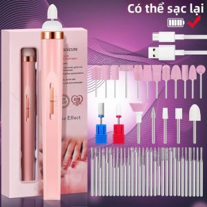 Bộ Dụng Cụ Làm Móng Điện Cầm Tay YIKOOLIN Với 4 Tốc Độ Điều Chỉnh Bộ Chăm Sóc Móng Tay Và Chân Tẩy Tế Bào Chết Và Đánh Bóng