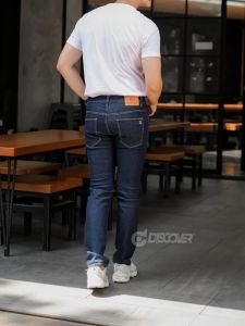 Jumbo!!!Celana Jeans Pria Slimfit Terbaru Blue Garmen Jeans Slimfit Bahan Stretch Premium Celana Jeans Pensil Stretch Distro Bandung Ready Size 27-45