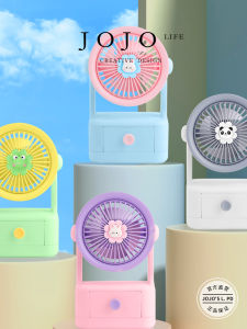 Portable Handheld Small Fan USB Charging Student JOJOS L. PD.fish Compact Size Plastic Digital Accessory for Students