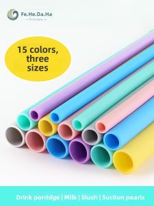 FENGHEDAHAI | Ly giữ nhiệt có ống hút mềm chịu nhiệt cấp thực phẩm