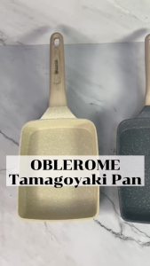 Wajan Telur Anti Lengket Tamagoyaki Pan Square Wajan Telur Omelet Marble Panci Cetak Kotak KTCmart