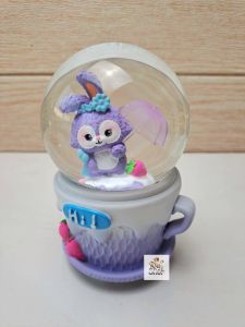 Kotak Musik Snowball Bola Kristal Salju Kitti Waterball Snowglobe