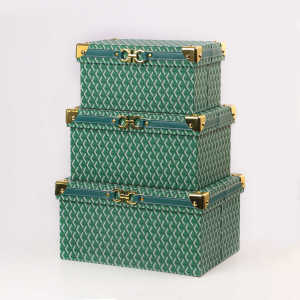 Retro Leather Storage Box